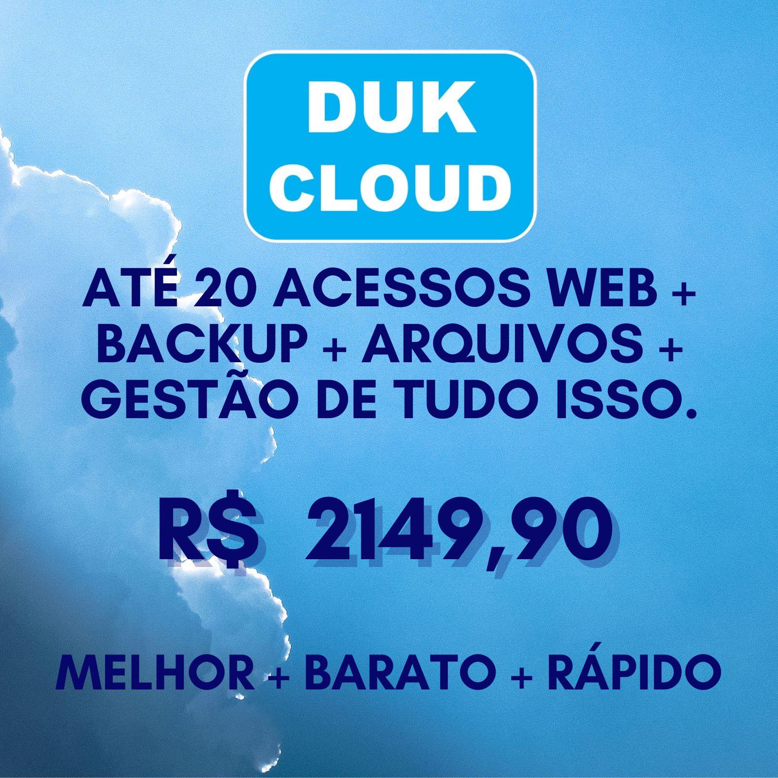 DukCloud - Sua Contabilidade Nas Nuvens 11- 20 acessos WEB