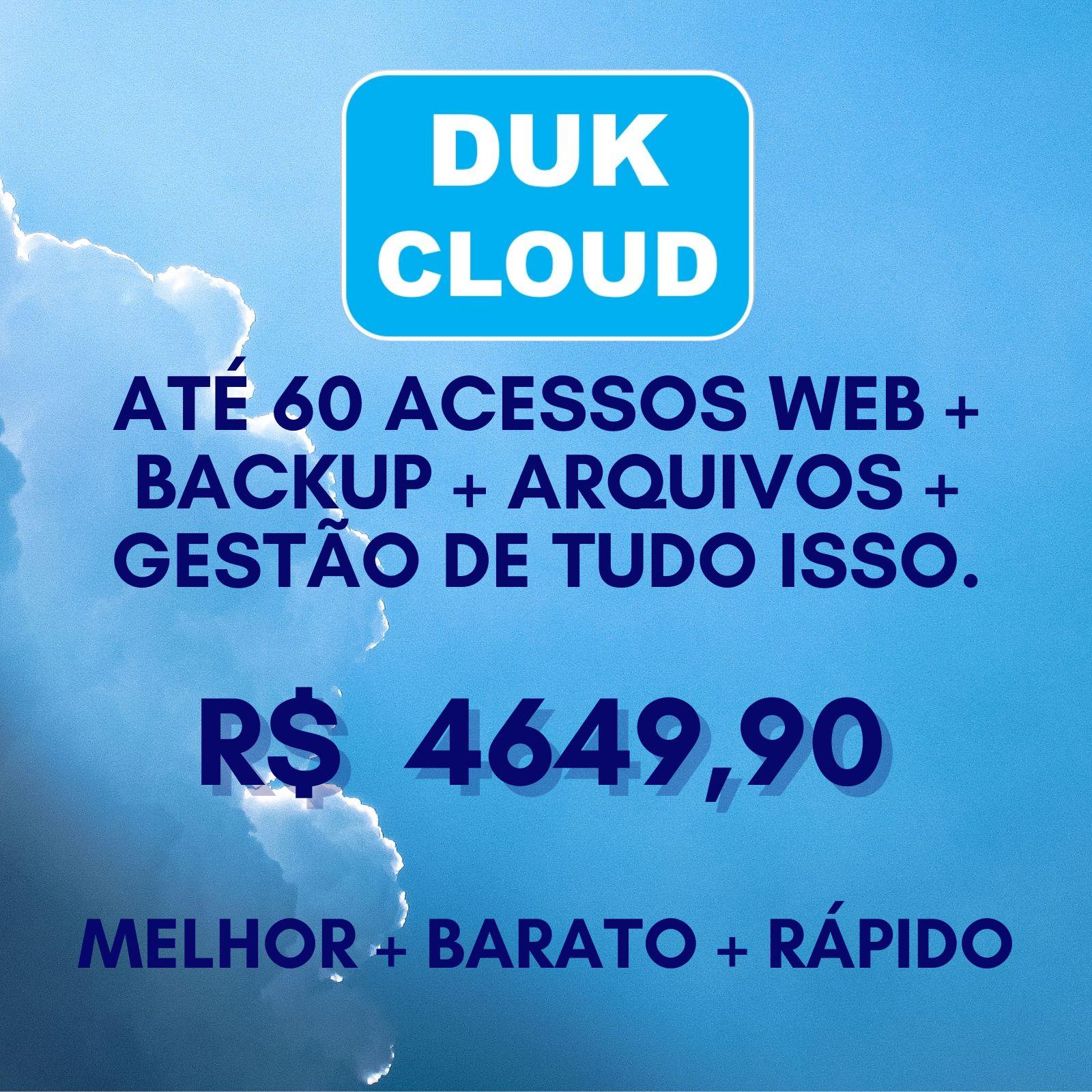 DukCloud - Sua Contabilidade Nas Nuvens 51- 60 acessos WEB