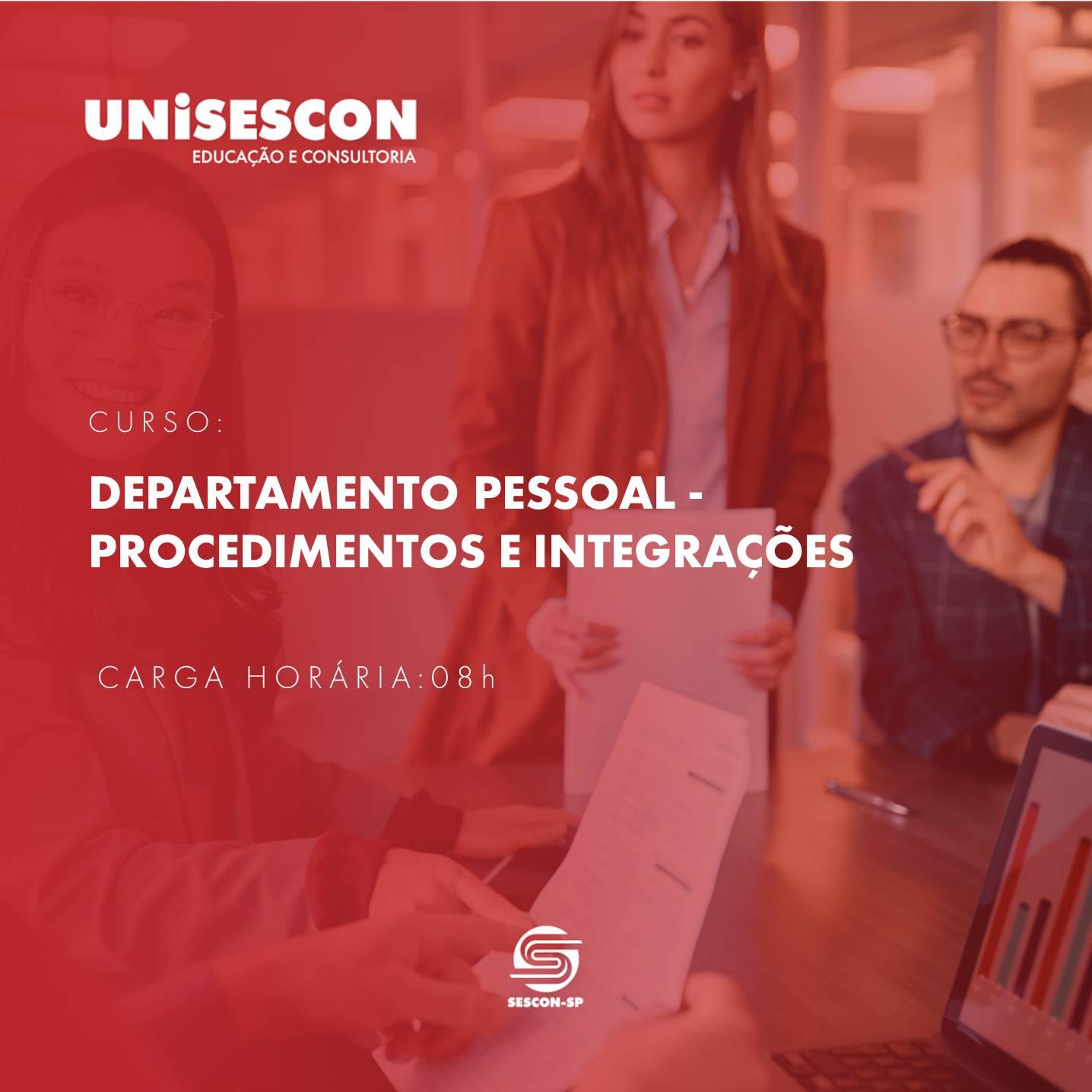 Departamento Pessoal: Procedimentos e Integrações
