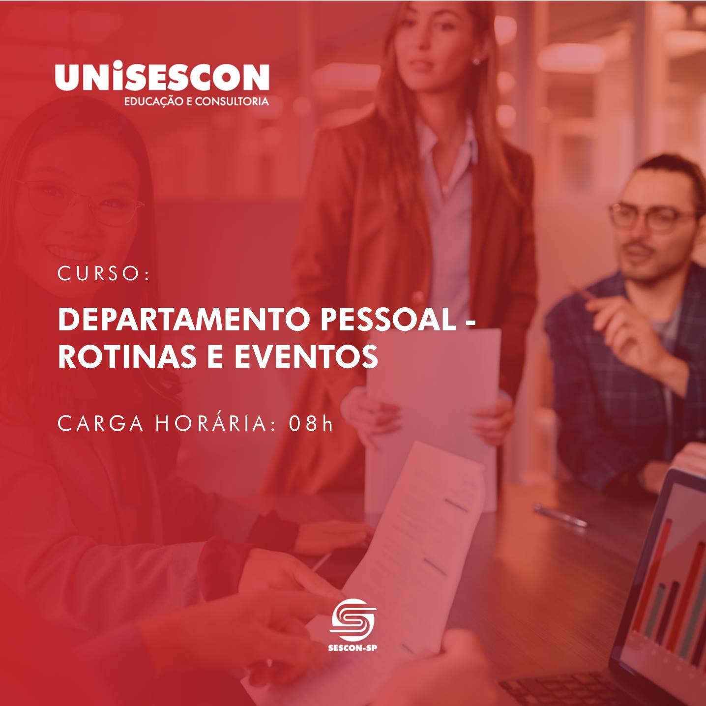 Departamento Pessoal: Rotinas e Eventos
